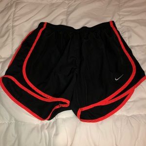 Black and Red Nike Dry-Fit Shorts